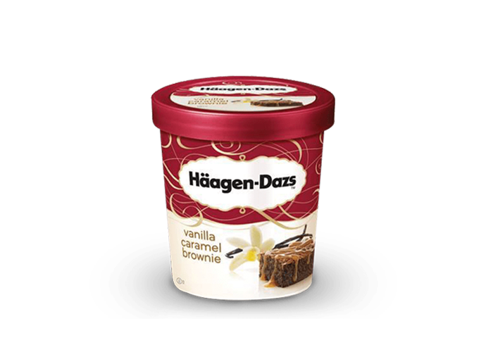 VANILLE CARAMEL BROWNIE Hagen-Dazs 500ML