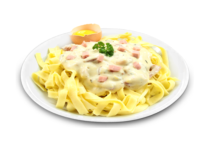 TAGLIATELLES CARBONARA